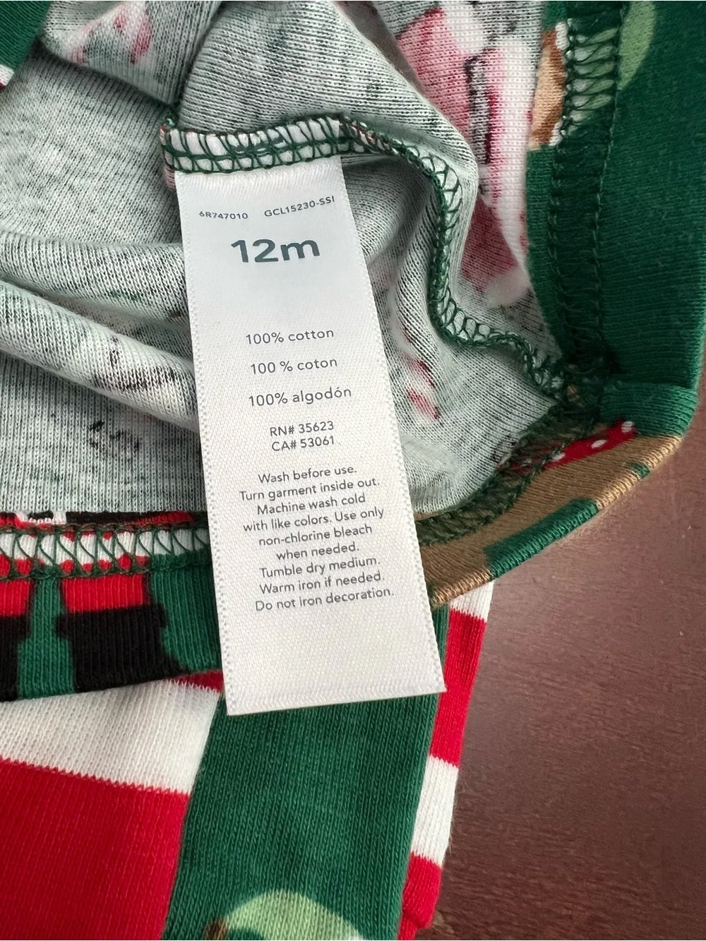 Carter's Red & Green Holiday 4-Piece Pajama Set